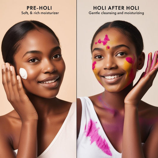 Pre & Post Holi Skincare: Protect, Pamper & Restore Your Skin This Festive Season!