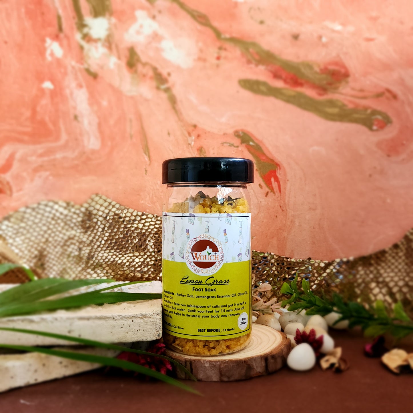Relaxing bath salts, soothing foot soak, natural detox salts, calming body care, aromatherapy bath salts, stress relief soak, skin-softening salts, revitalizing bath therapy, essential oil-infused salts, deep relaxation therapy, refreshing foot soak, mineral-rich bath salts, gentle exfoliating salts, spa-like bath experience, skin-nourishing salts, detoxifying body care, rejuvenating bath soak, premium bath salts, soothing skin therapy, therapeutic salts for body care