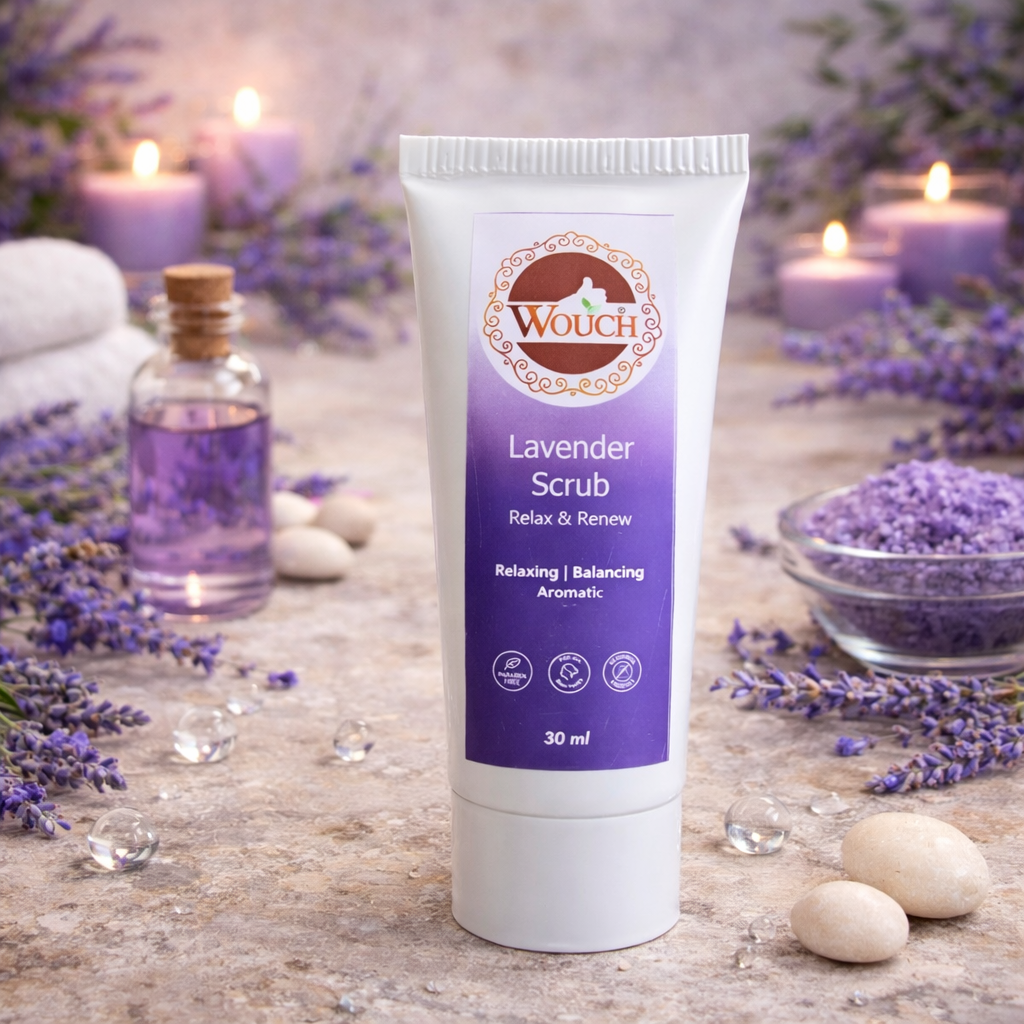 lavender scrub, natural face scrub, exfoliating scrub for skin, soothing lavender scrub, hydrating skin exfoliator, gentle scrub for glowing skin, organic face scrub, lavender-infused exfoliator, skin-brightening scrub, calming scrub for sensitive skin, anti-aging face scrub, deep cleansing lavender scrub, moisturizing skin exfoliator, scrub for smooth skin, relaxing lavender scrub, herbal exfoliating scrub, radiant skin scrub, lavender oil scrub, chemical-free face scrub, scrub for dry skin